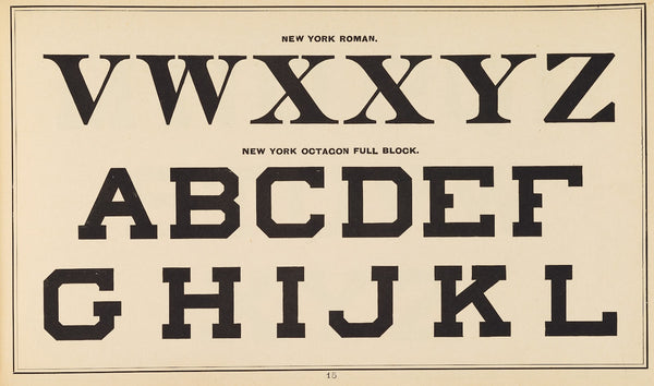 The art of lettering and sign painters manual Pl14 1878