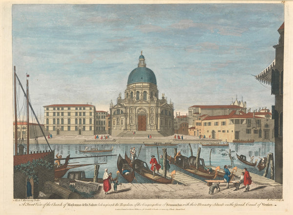 A Front View of the Church of Madonna della Salute belonging to the Regulars of