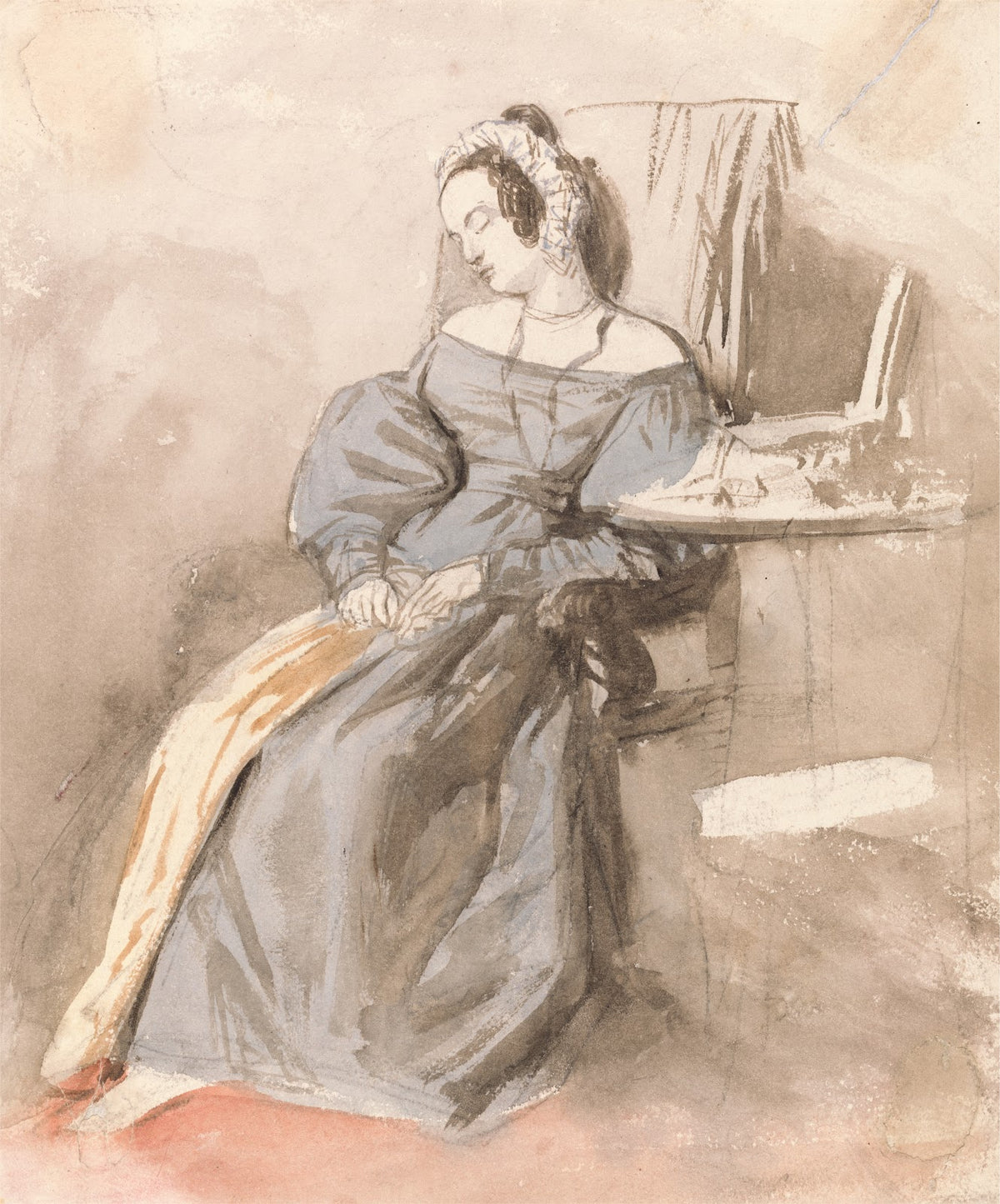 Study of a Lady Asleep in a Chair