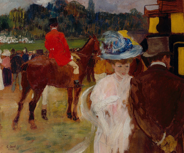 Aux courses dAuteuil les Draggs 1907