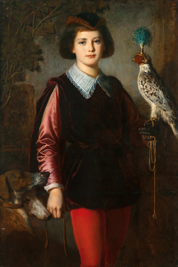 A Young Falconer 1870