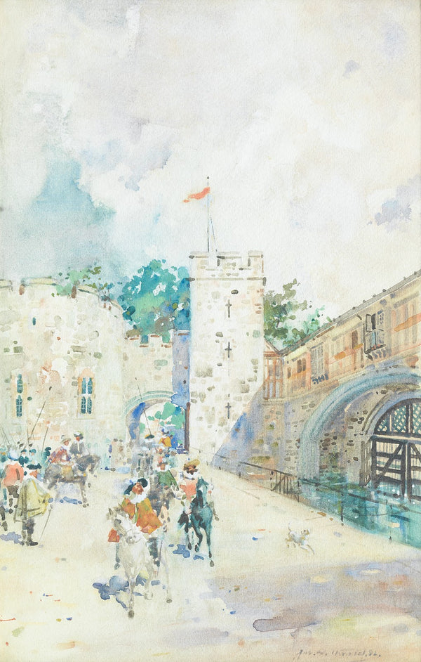 Tower of London and Traitors Gate 1892