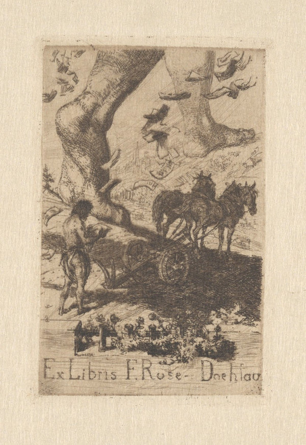Ex Libris F Rose Doehlau 1902