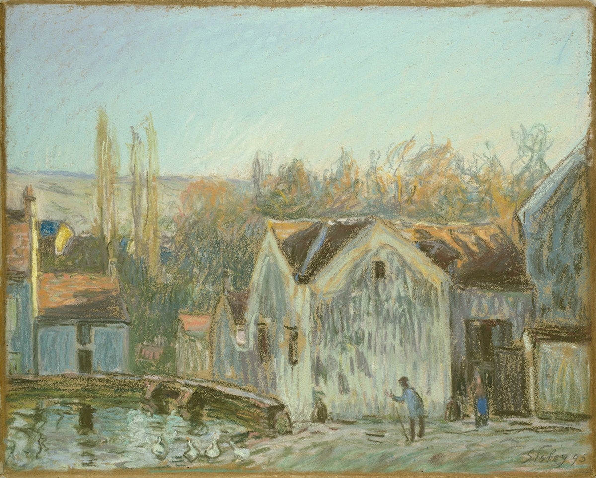 A Corner of Moret sur Loing 1895