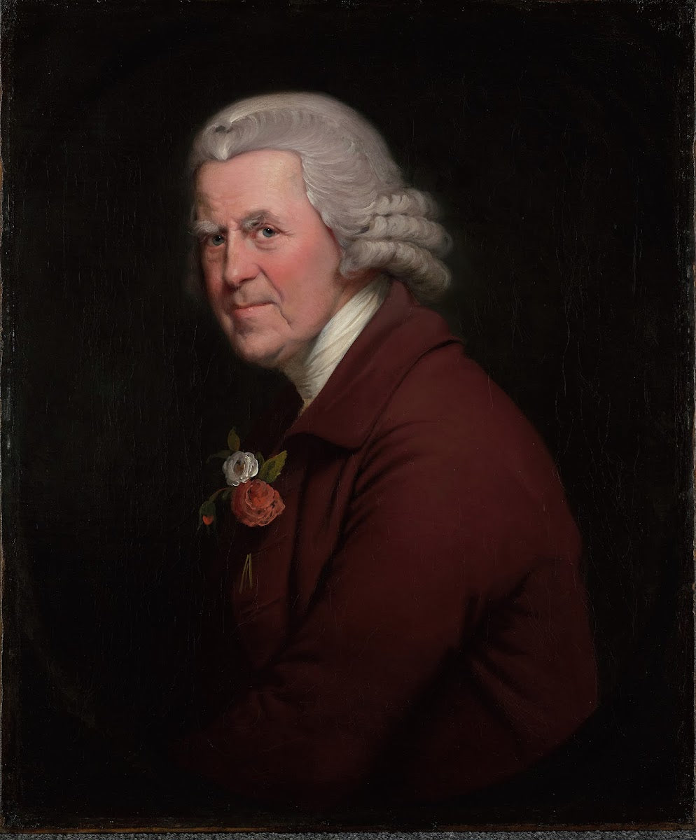Portrait of Old John Head Waiter at the Kings Head Inn in Derby ca 1780