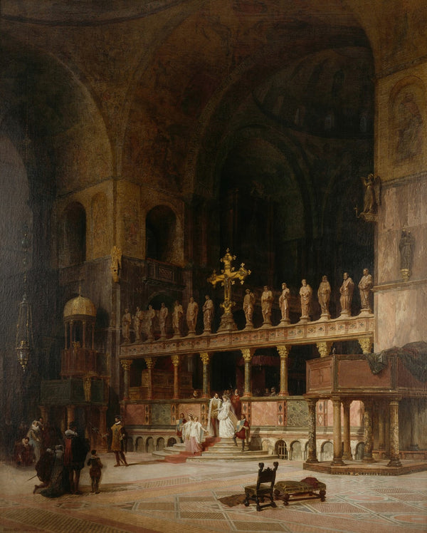 Interior of St Marks Venice 1869