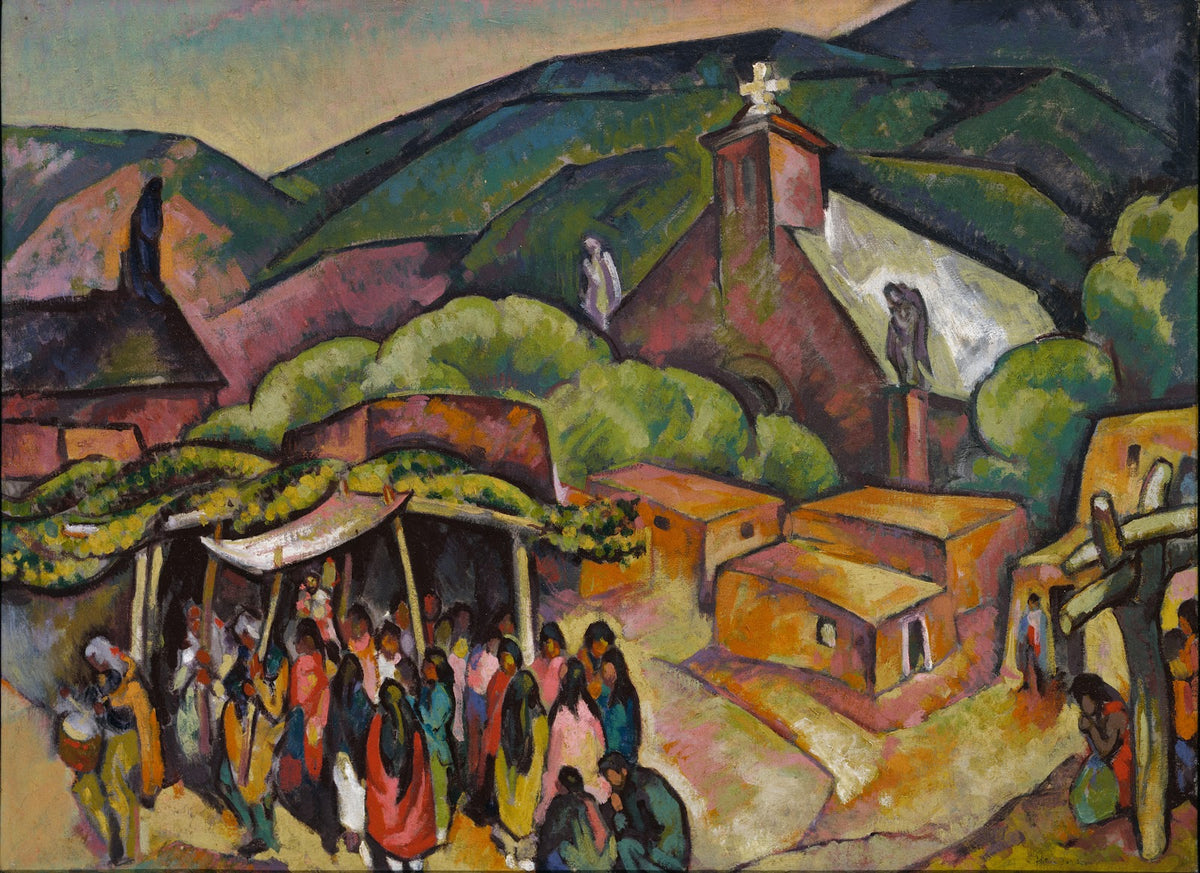 Feast Day San Juan Pueblo ca 1921