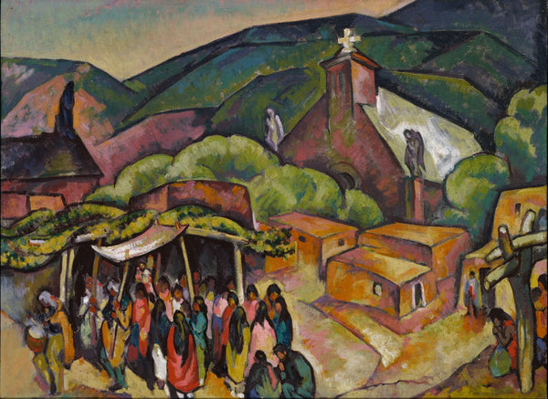 Feast Day San Juan Pueblo ca 1921
