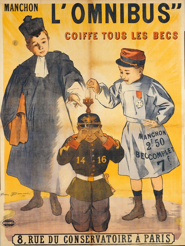 Manchon LOmnibus Coiffe Tous Les Becs 1895