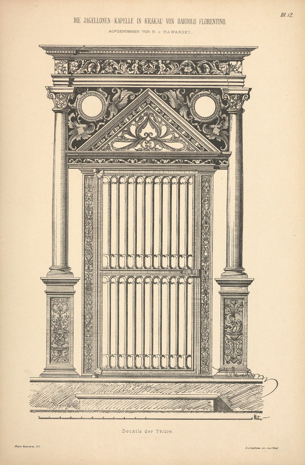Details der Thure 1878