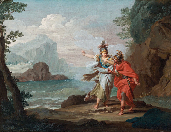 Athena Appearing To Odysseus To Reveal The Island Of Ithaca