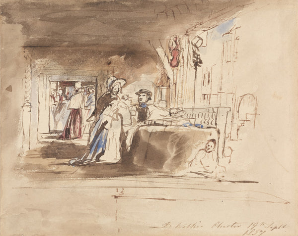 Shopping in the Rows Chester 1837