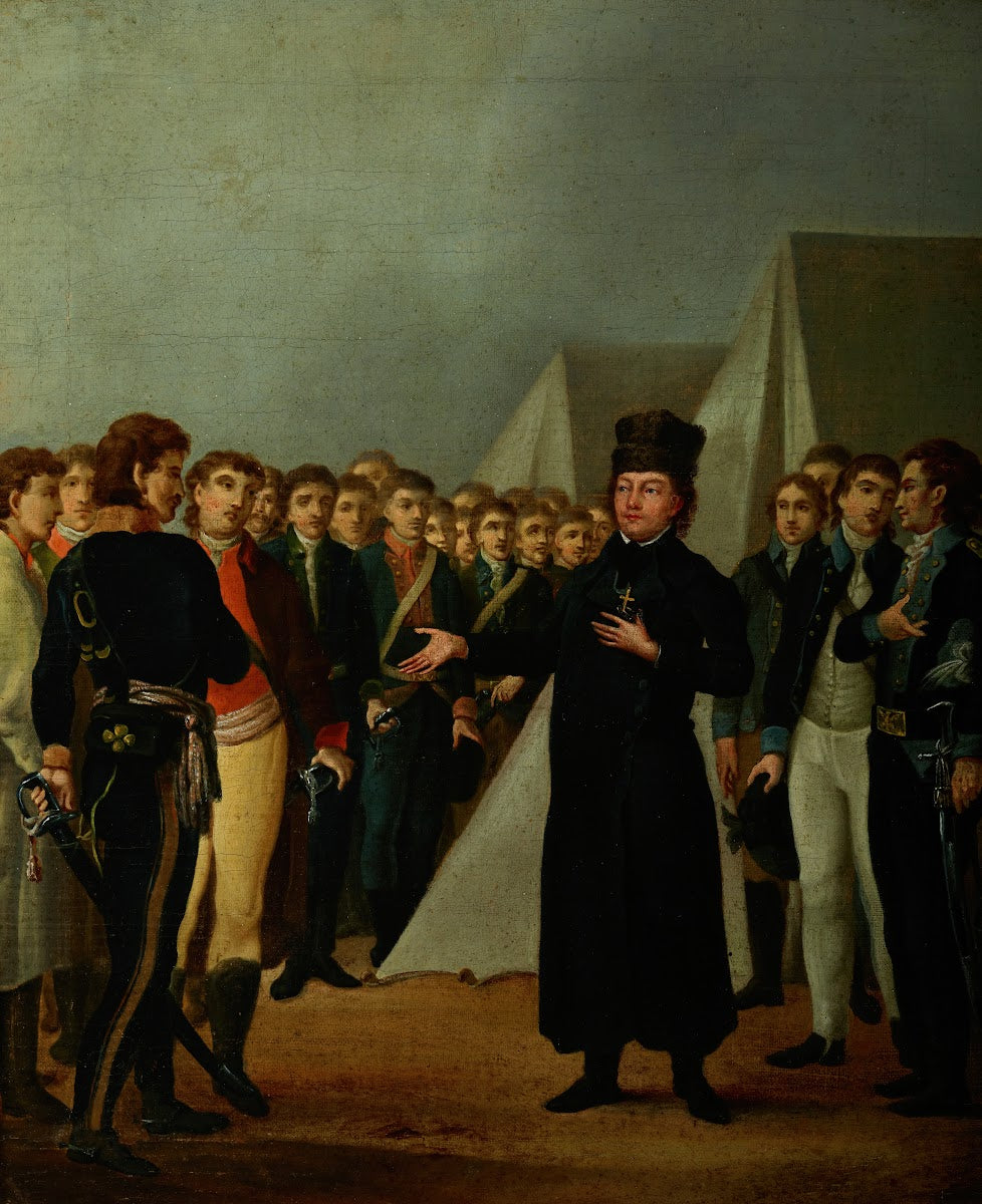 Reverend Józef Jakubowski at the Kościuszkos Camp near Warsaw in 1794 1800