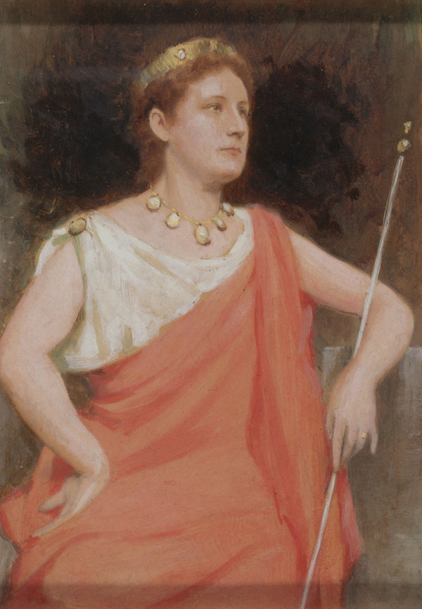 La Tragédie étude daprès Mlle Dudlay 1884