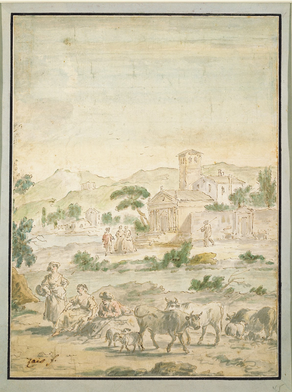 Landscape with Figures