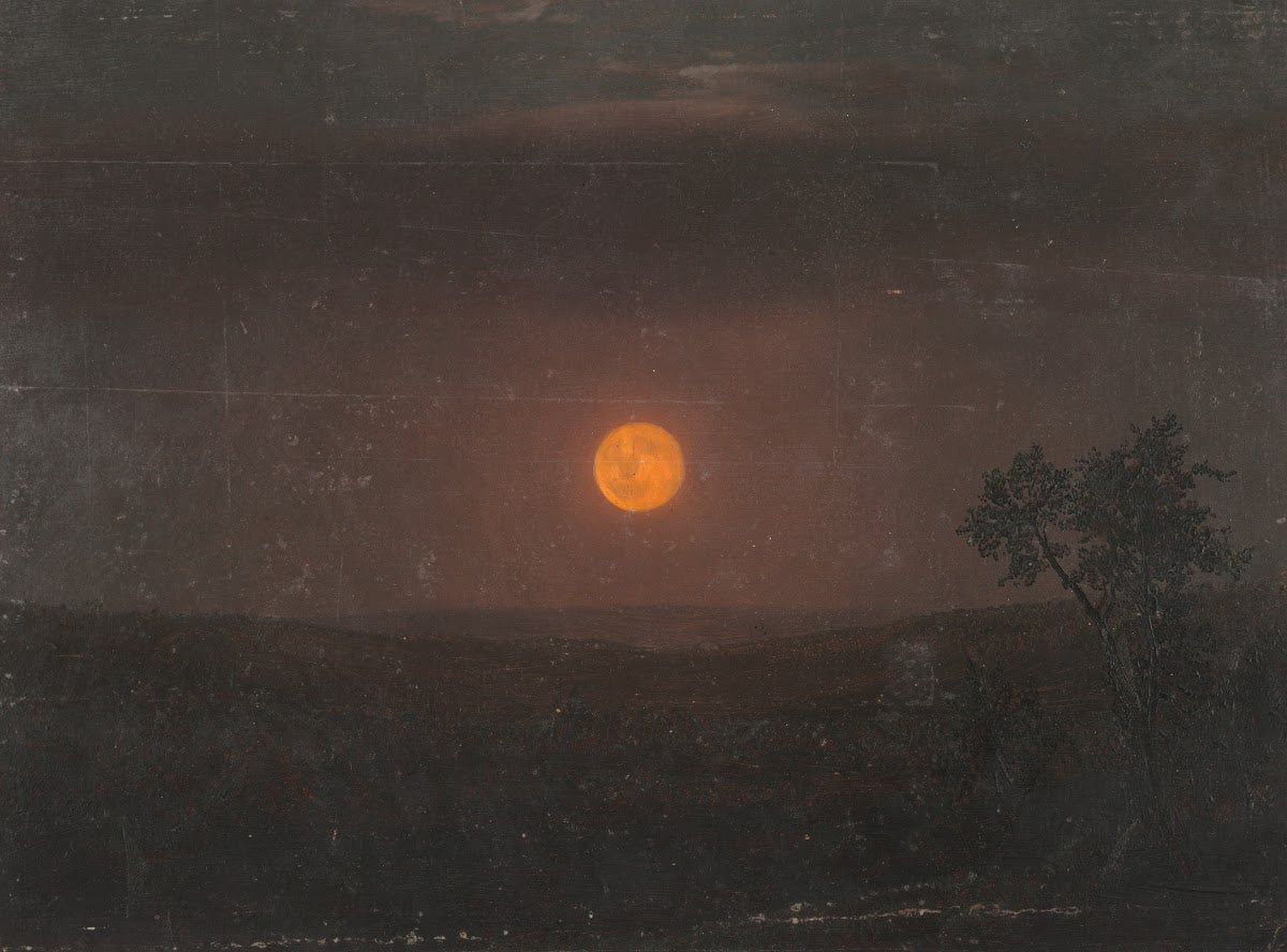 Moonlight Churchs farm ca 1865