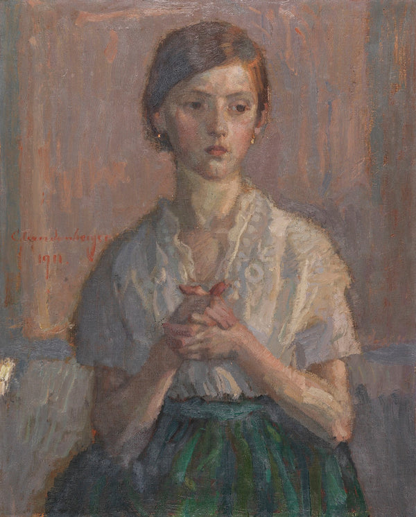 Girl praying 1911