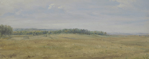Flat landscape with meadows