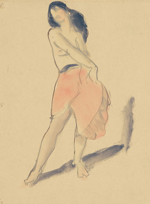 Dancer in a Red Skirt No 2 c 1912