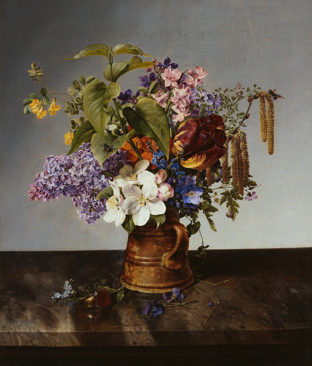 Garden bouquet in the jug 1831