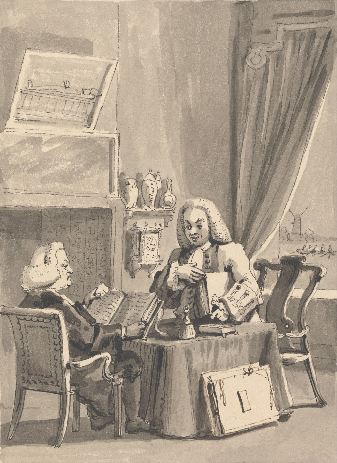 Hogarth Solicits His Patron Bishop Hoadley to Look Over His MS Analysis of Beaut