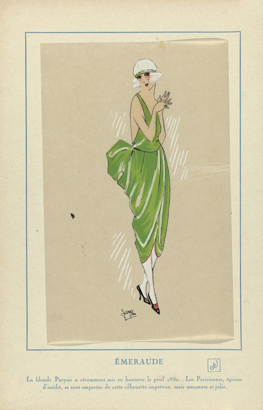 Émeraude La Blonde Parysis 1921 1922