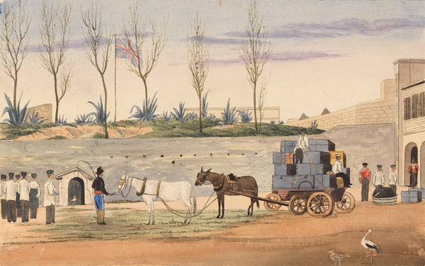 The 48th Regiment with Casemate Gibraltar 1844