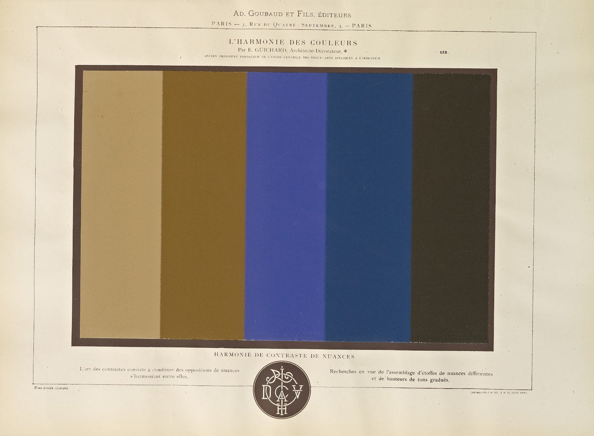 Lharmonie des couleurs Pl100 1880
