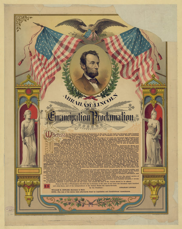 Abraham Lincoln and his Emancipation Proclamation 1888