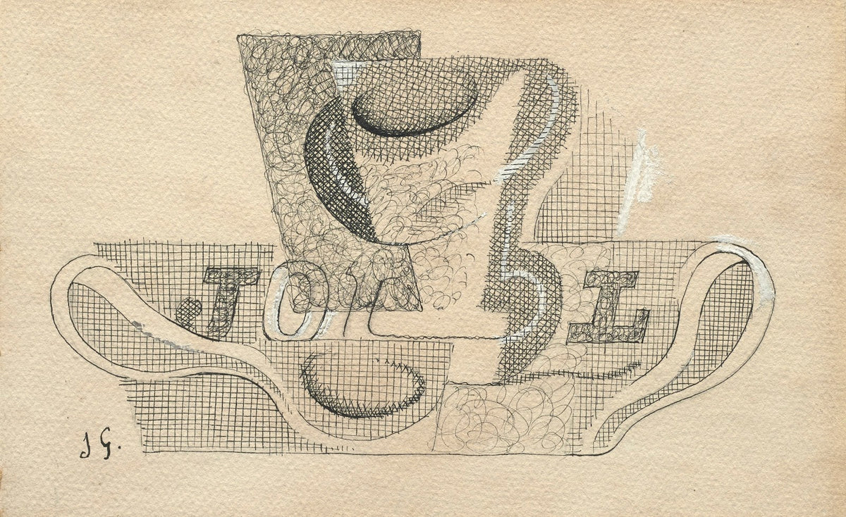 Journal et tasse de café 1923