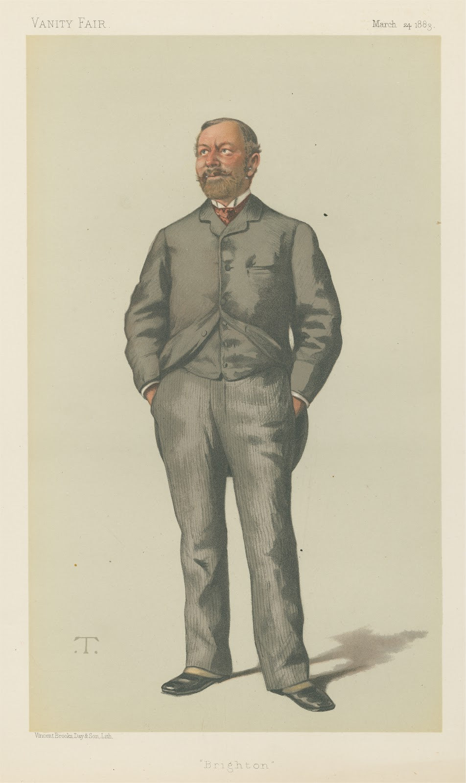 Vanity Fair Politicians Brighton Mr William Thackerey Marriot March 24 1833 1883
