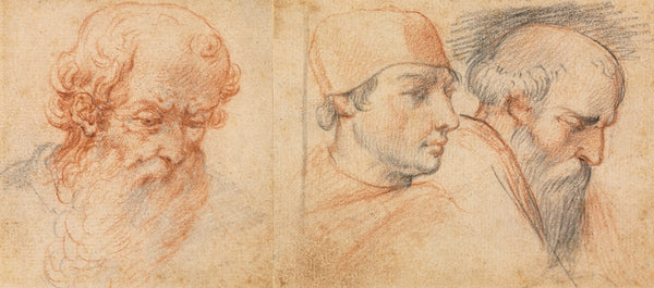 Three Head Studies 1600s