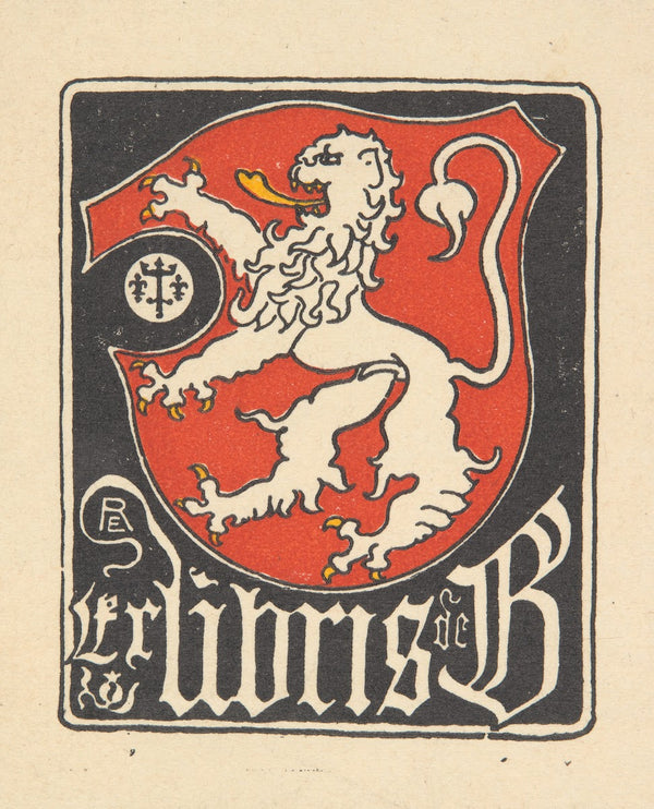 Ekslibris nieznanego właściciela 1899 1911
