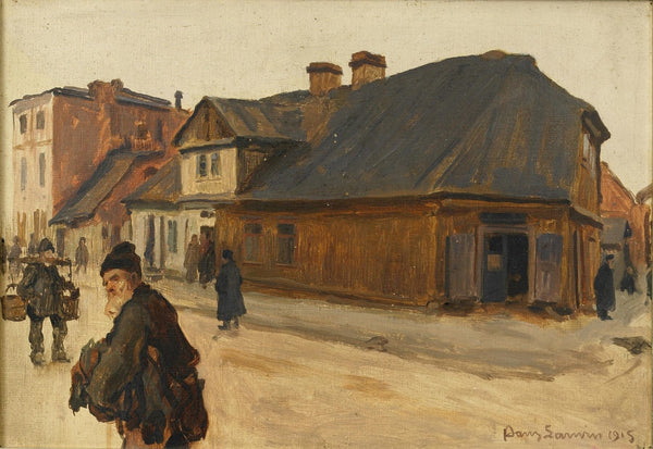 Strasse in Tomaszow 1915
