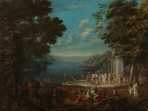 Ladies Outing at Hünkâr İskelesi along the Bosporus c 1720 c 1737