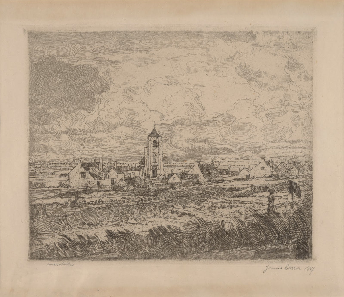 Groot gezicht op Mariakerke 1887