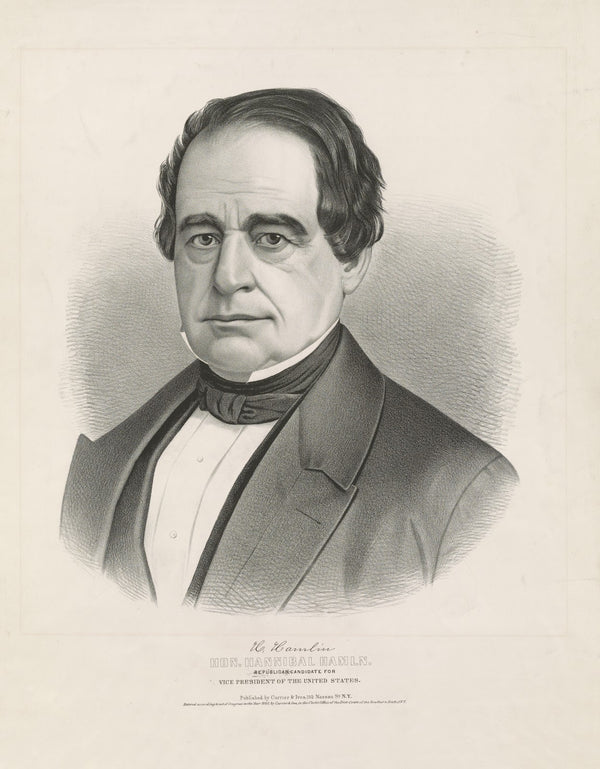 Honorable Hannibal Hamlin Republican candidate for vice president of the United