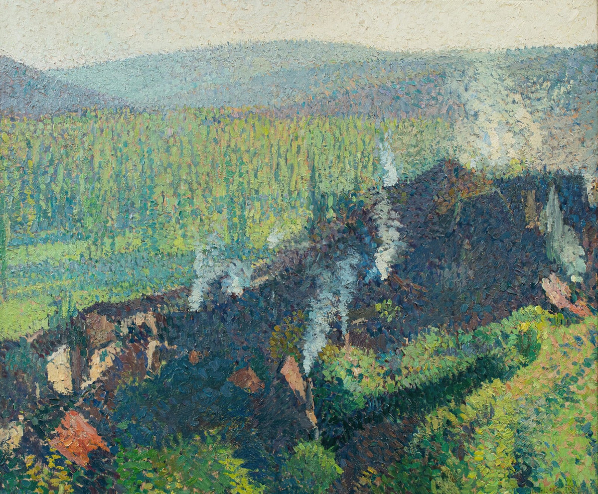 Labastide du Vert vue depuis Marquayrol Fumées