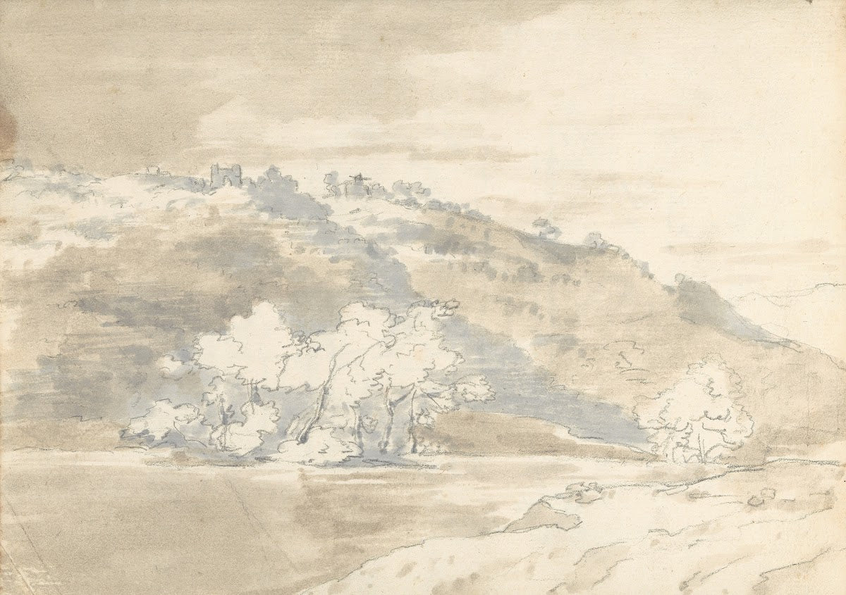 Landscape with Building on a Distant Hill 177475