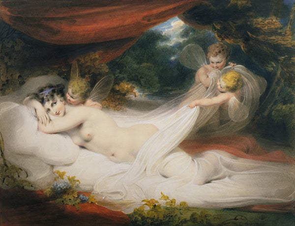 Nymph and Cupids Probably 1793