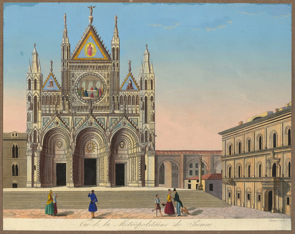 View of Siena Cathedral 1840