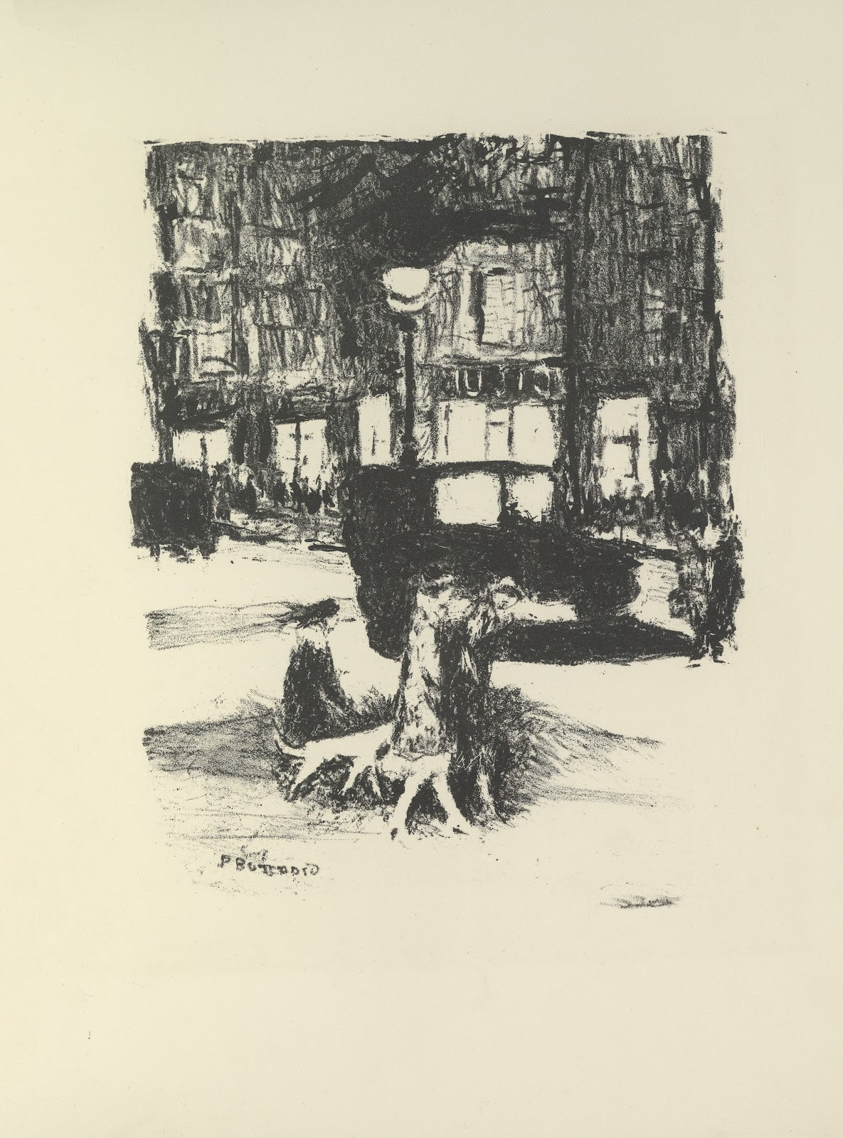 A Bonnard La Rue 1927