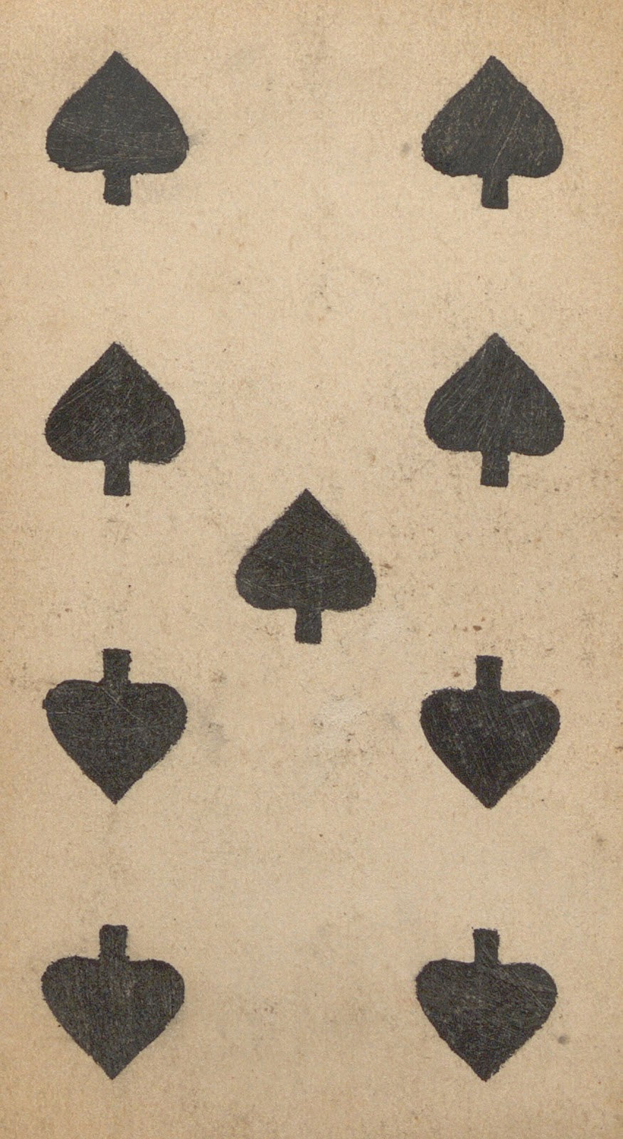 Nine of spades 1850