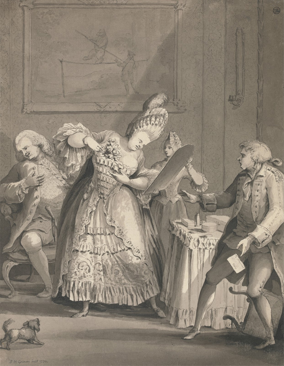 The English Lady at Paris 1771