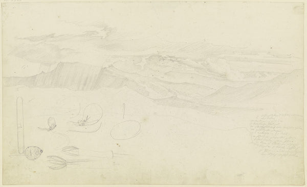 Weiter Blick über die Sabiner Berge 1830 1831