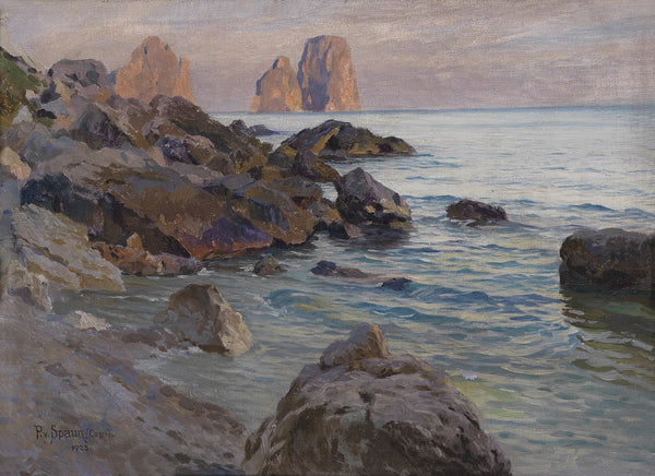Farglioni Felsen bei Capri 1925