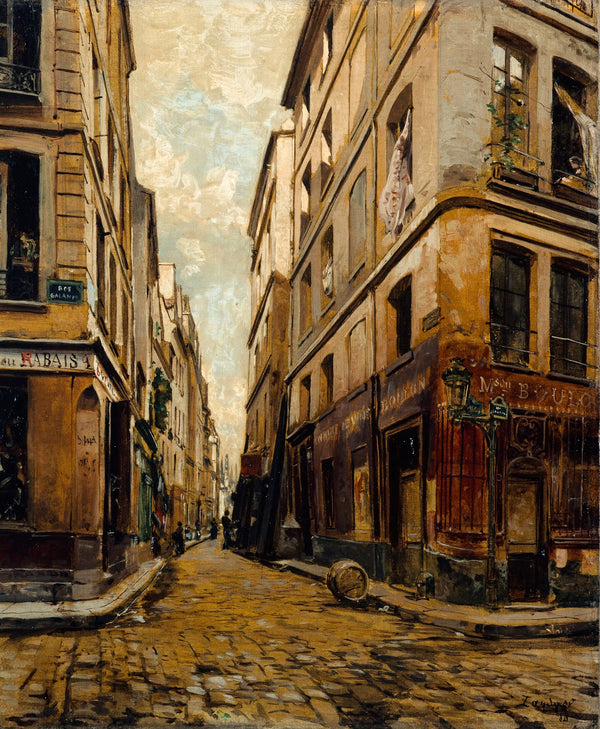 La Rue de lHôtel Colbert 1888