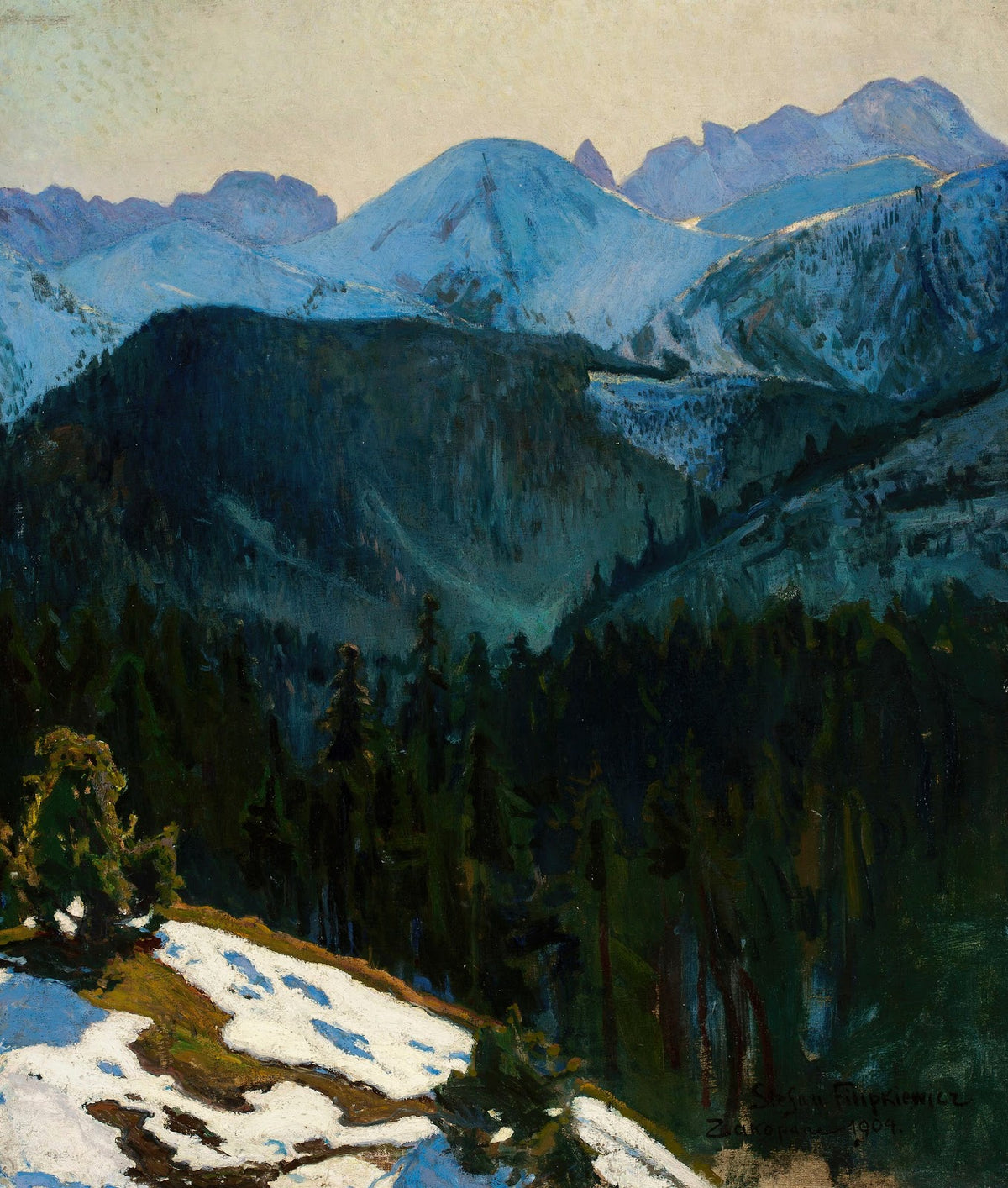 Tatra Mountain view 1904