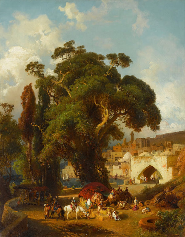 A gateway to an Eastern town