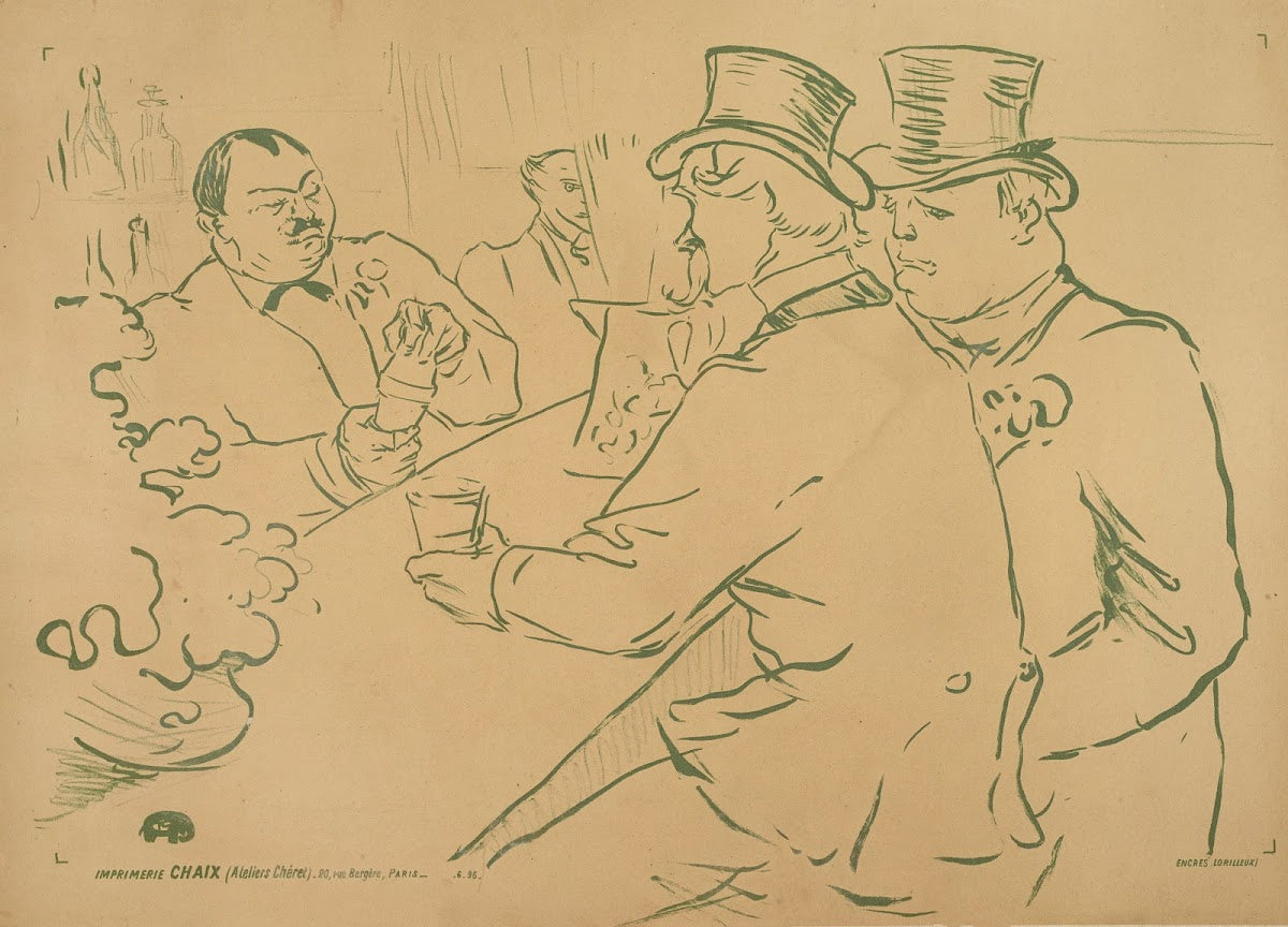 Irish and American Bar The Chap Book 1895